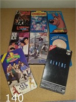 VHS lot including New Kids on the Block+
