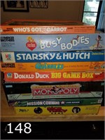 Board Game lot including Starsky and Hutch