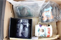 STAR TREK COFFEE CUPS AND COASTERS LOT