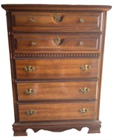 Five Drawer Maple Chest Of Drawers