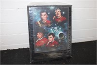 STAR TREK SIGNED BY THE FAB FOUR PLAQUE