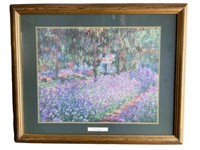 Claude Monet Framed Matted Print Under Glass