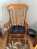 Solid Wooden Rocking Chair