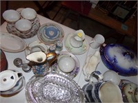 Butter Dishes, Gravy Bowls, Plates, S&P Vases &