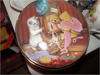 9 Cat and Bear Plates