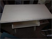 Small Table with V Shelf