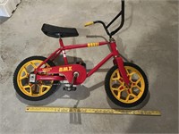 Childs Plastic BMX Bike w/Training Wheels