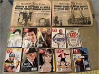 Collectors TV Guides & WDT Newspapers