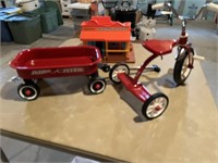 Toy Radio Flyer Tricycle & Wagon & More