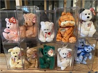 Vintage TY Beanie Babies In Cases #1