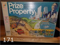 Milton Bradley Prize Property Board Game