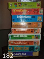 Lot of puzzles including Looney Tunes