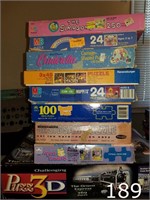 Lot of puzzles including Simpsons+