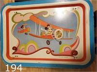 Vintage Mickey Mouse kids tray