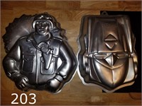 GI Joe & Transformers vintage cake pans