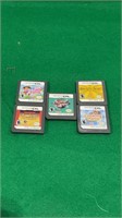 Lot of 5 Nintendo DS Game Cartridges Assorted