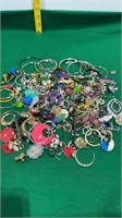 Lot of Assorted Earrings-Singe or Pairs for Crafts