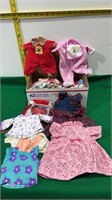 Lot of Assorted Doll Clothes for Small Baby Dolls