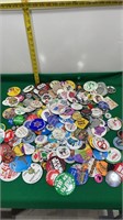 Lot of Assorted Badges- Buttons