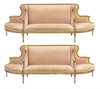 Neoclassical Style Segmented Sofa