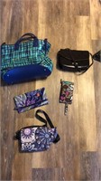 5- Vera Bradley purses, bags, coin and money