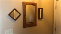 Wood Framed Hanging Mirrors