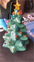 Ceramic Christmas Tree slight damage at top see