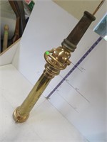 Old 26" brass fire nozzle - From Hanover