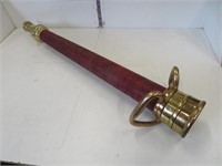 Wilsons & Cousins 31" brass fire nozzle - Hanover