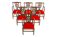 Mini Reproduction Chippendale Style Dining Chairs