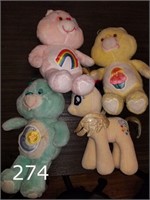 Large Care Bears dolls and more