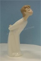 Lladro "Boy Kissing Goodnight" Figurine