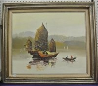 Y. Cheng Oil on Canvas