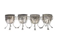 Neoclassical Silver Wine Coolers