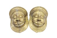 Thai Cast Brass Masks