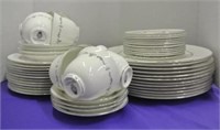 Royal Worcester "Silver Chantilly" Dishes