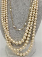 Antique Pearl Style Necklace