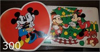 2 Disney vintage placemats