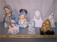 Mary & Jesus Busts