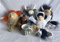 Where Wild Things Are Stuffed Puppets & mug WF