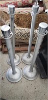 4 Pc. Rope Stanchions