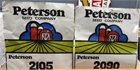 2 Peterson seed company signs single sided