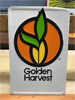 Golden harvest seed corn sign