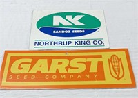 Northrup King Co Magnet & Garst seed corn sign