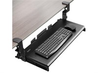 VIVO Black Adjustable Keyboard Slider Tray