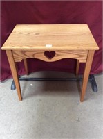 Nice Contemporary Solid Oak Country Heart Table