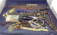 Lg Lot Of Vntg  Fashion Necklaces + A Few Sets