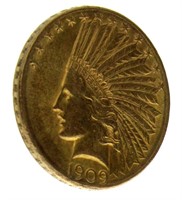 1909 Indian Head $10.00 Gold Eagle