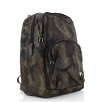 Prada Double Zip Medium Camo Backpack