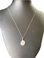 10kt Gold 1/2 ct Pear Shaped Diamond Necklace
